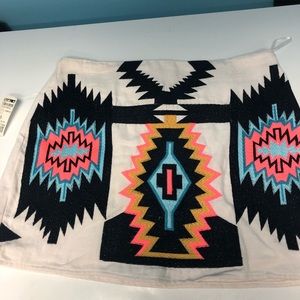 Aztec mini skirt!